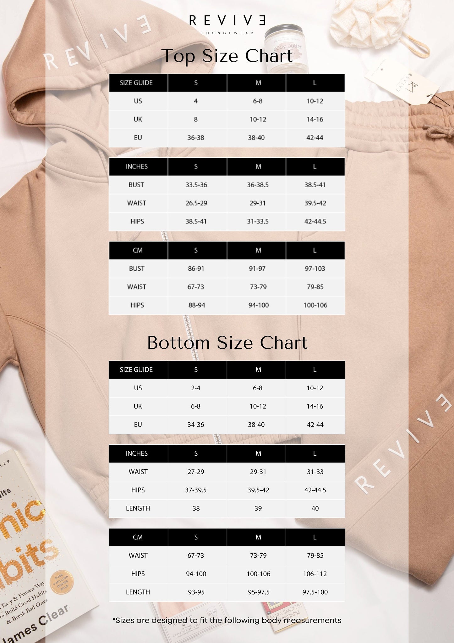 Women Tracksuit Crop Sweatshirt Jogger Sweatpants Set Two Piece Matching Sweatsuit Women Loungewear Revive Personalizable Travel Lounge Set