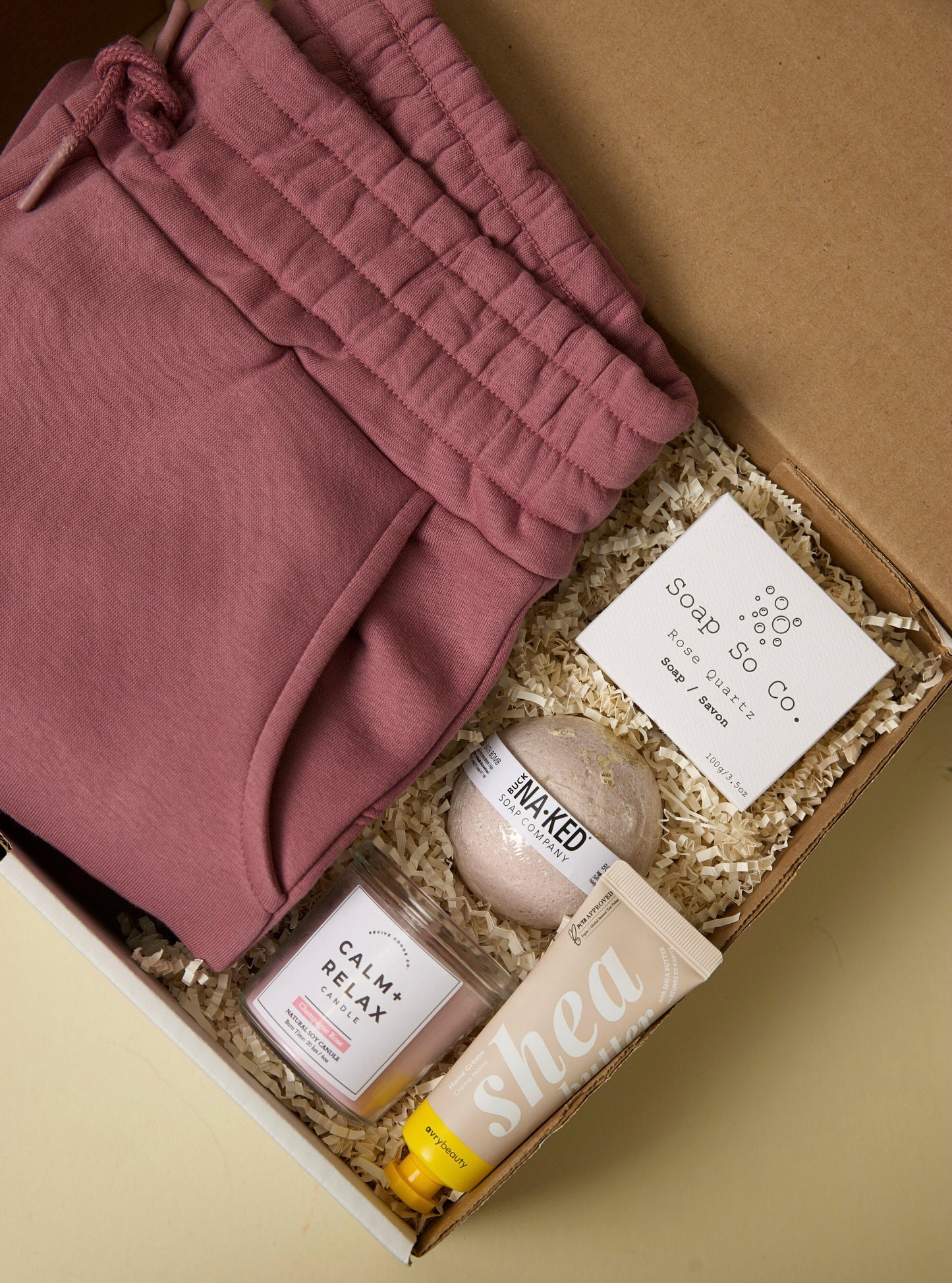 Holiday Self Care Package For Her Birthday Pampering Gift Box Christmas Gift Women Zip Hoodie Jogger Set Personalized Gift Basket For Women