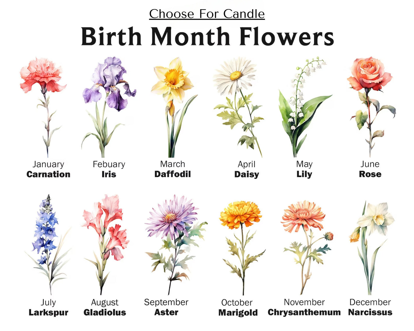 Birth Flower Gift Personalized Glass Cup Birthday Gift For Friend Bday Gift Basket Mom Spa Gift Box Her Spa Kit Pampering Gift Box Birthday