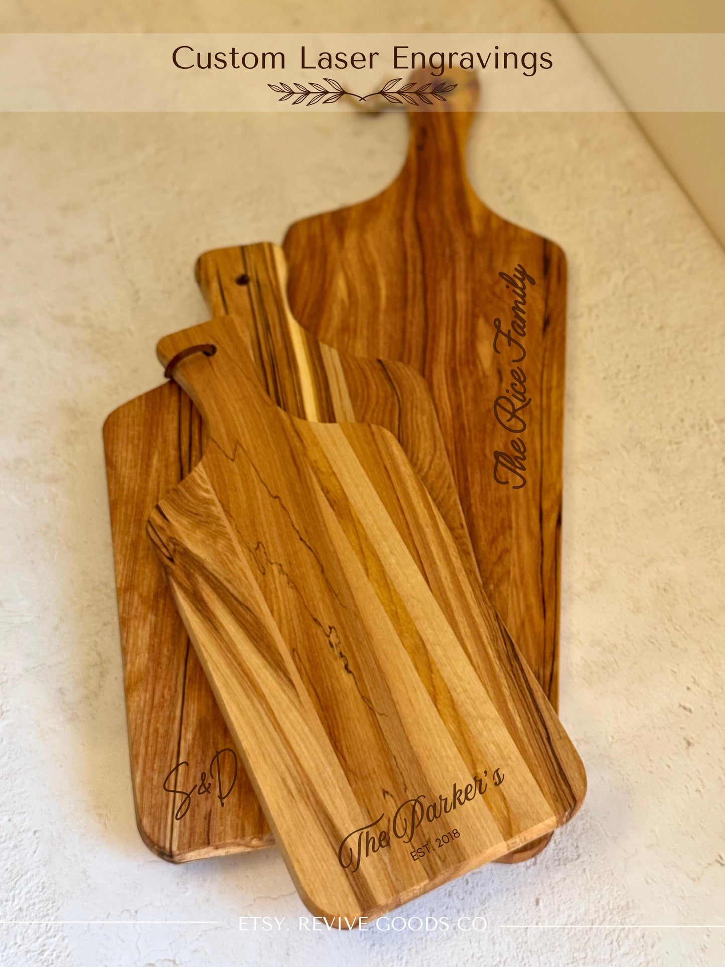 Custom Cheese Board Engraved Family Name Cutting Board for Wedding Kitchen Present Personalized Family Gift Housewarming Charcuterie Board