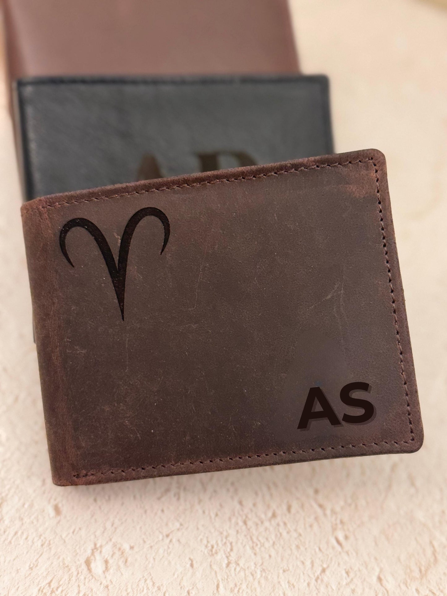 Leather Wallet Men Card Holder for Dad Birthday Present for Him Leather Case with Pocket for Money Clip Design Custom Name Card Holder Him