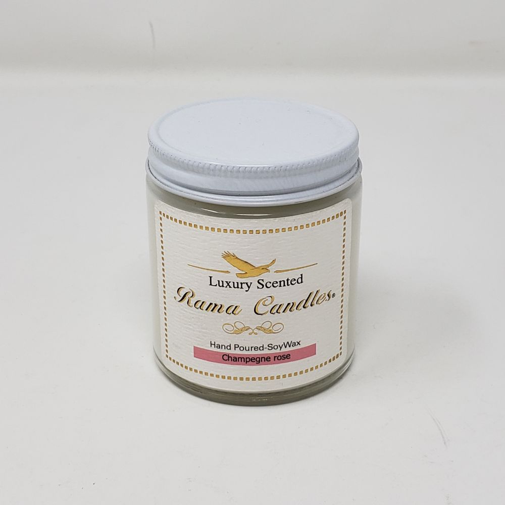 Hand Poured-Champegne Rose Soy Candle