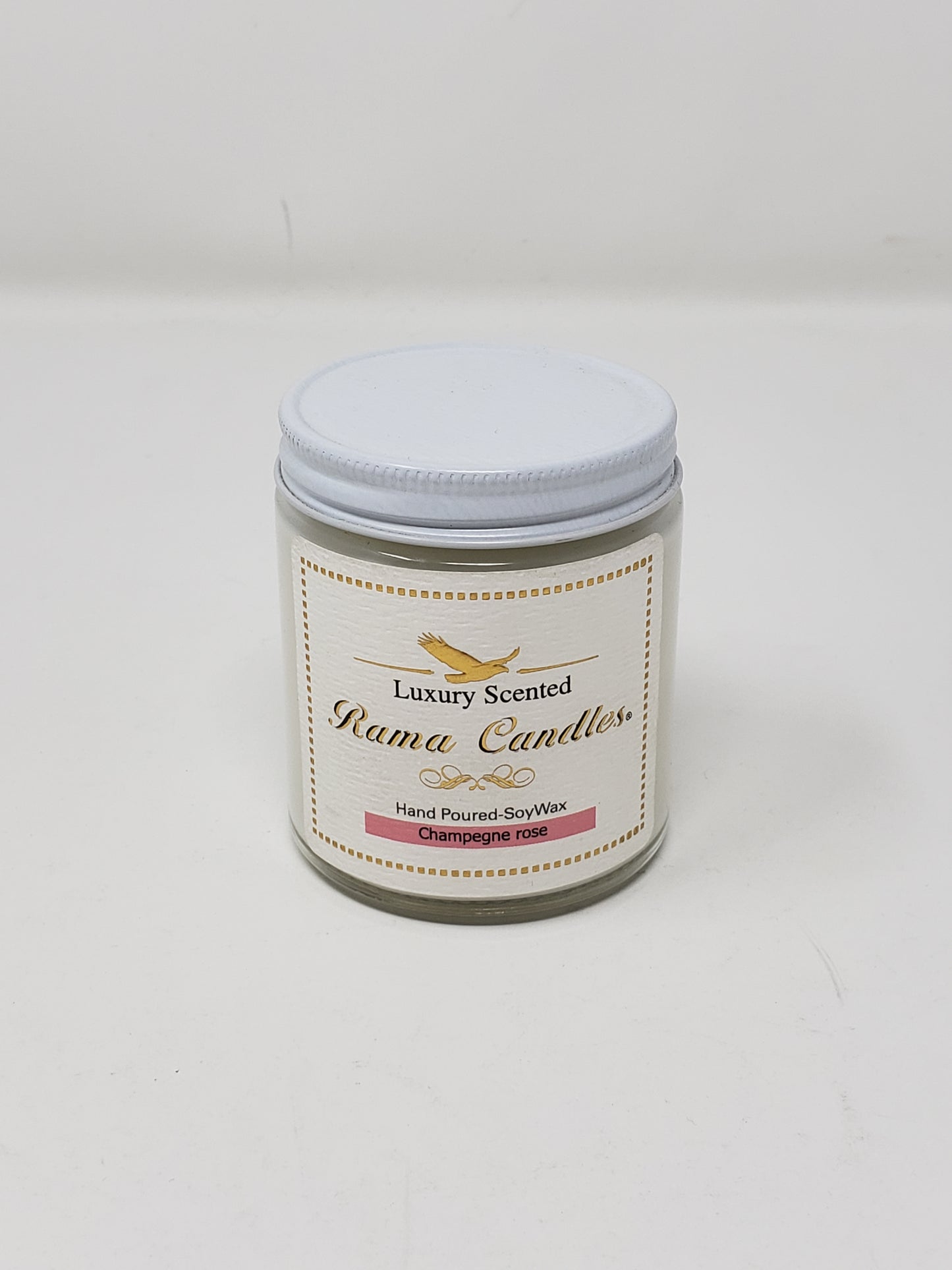 Hand Poured-Champegne Rose Soy Candle