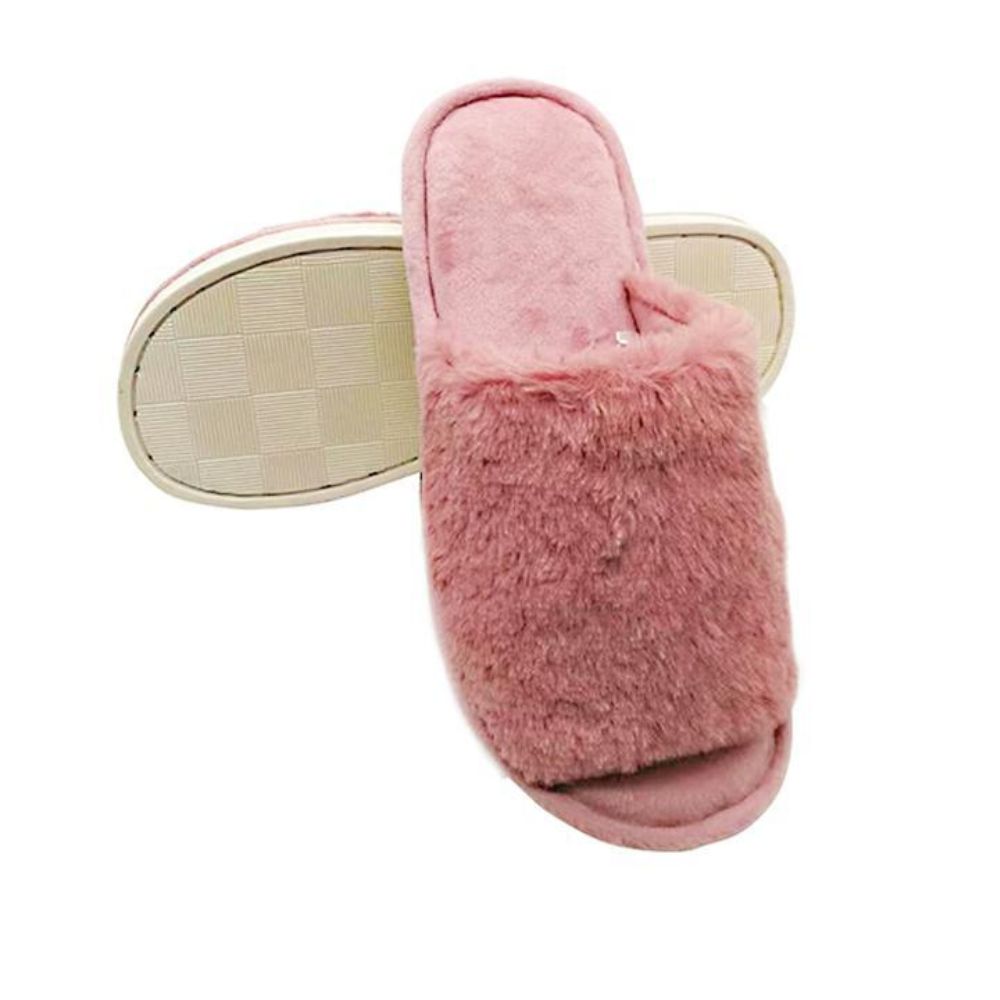 WOMEN'S MEMORY FOAM OPEN TOE SLIPPERS – Revive