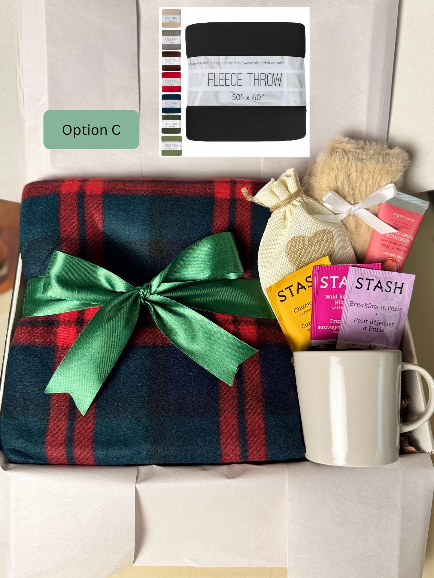 Move-in Gift Box with Fleece Blanket