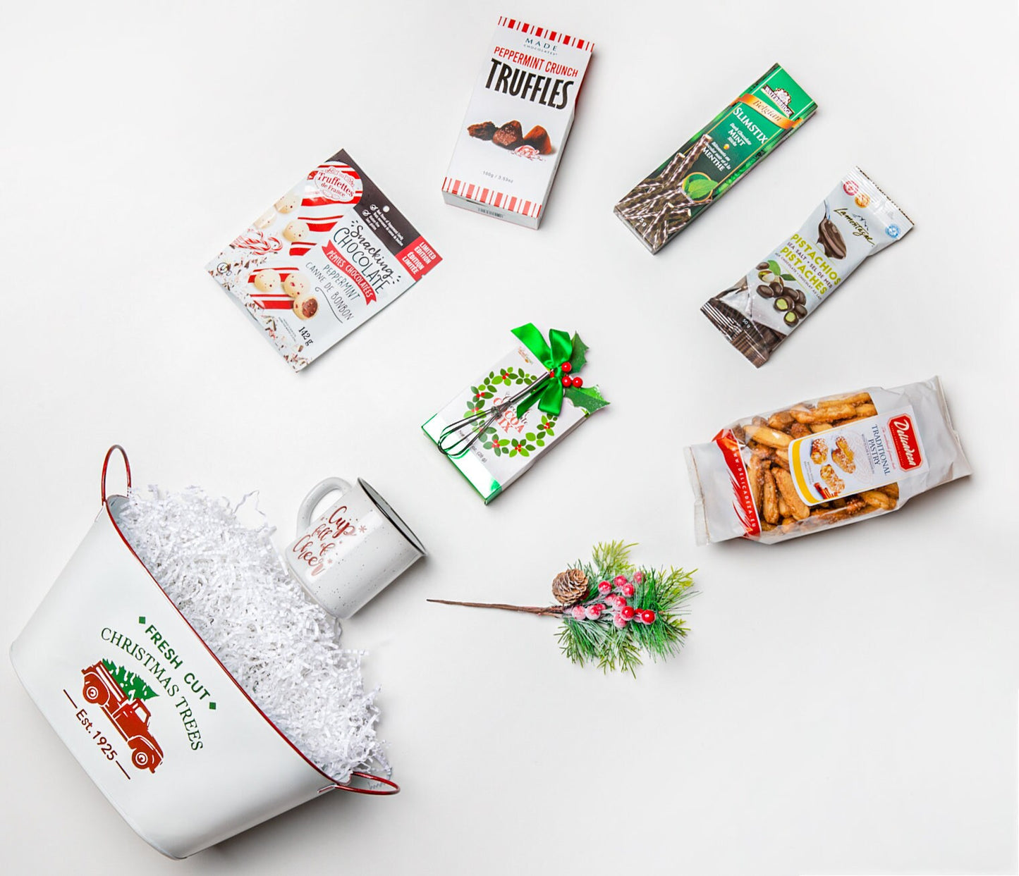 Christmas Gift Basket For Family Christmas Gift Box For Her Thinking of You Gift For Mom Hygge Gift box Holiday Gift For Friend Coworker Dad