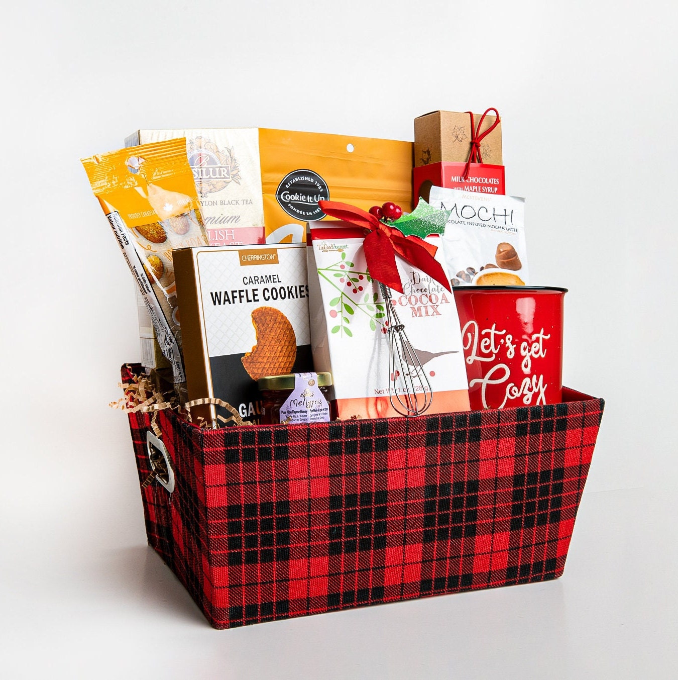 Family Tea And Treats Holiday Gift Basket Christmas Goodies Gift Basket Her Women Christmas Present