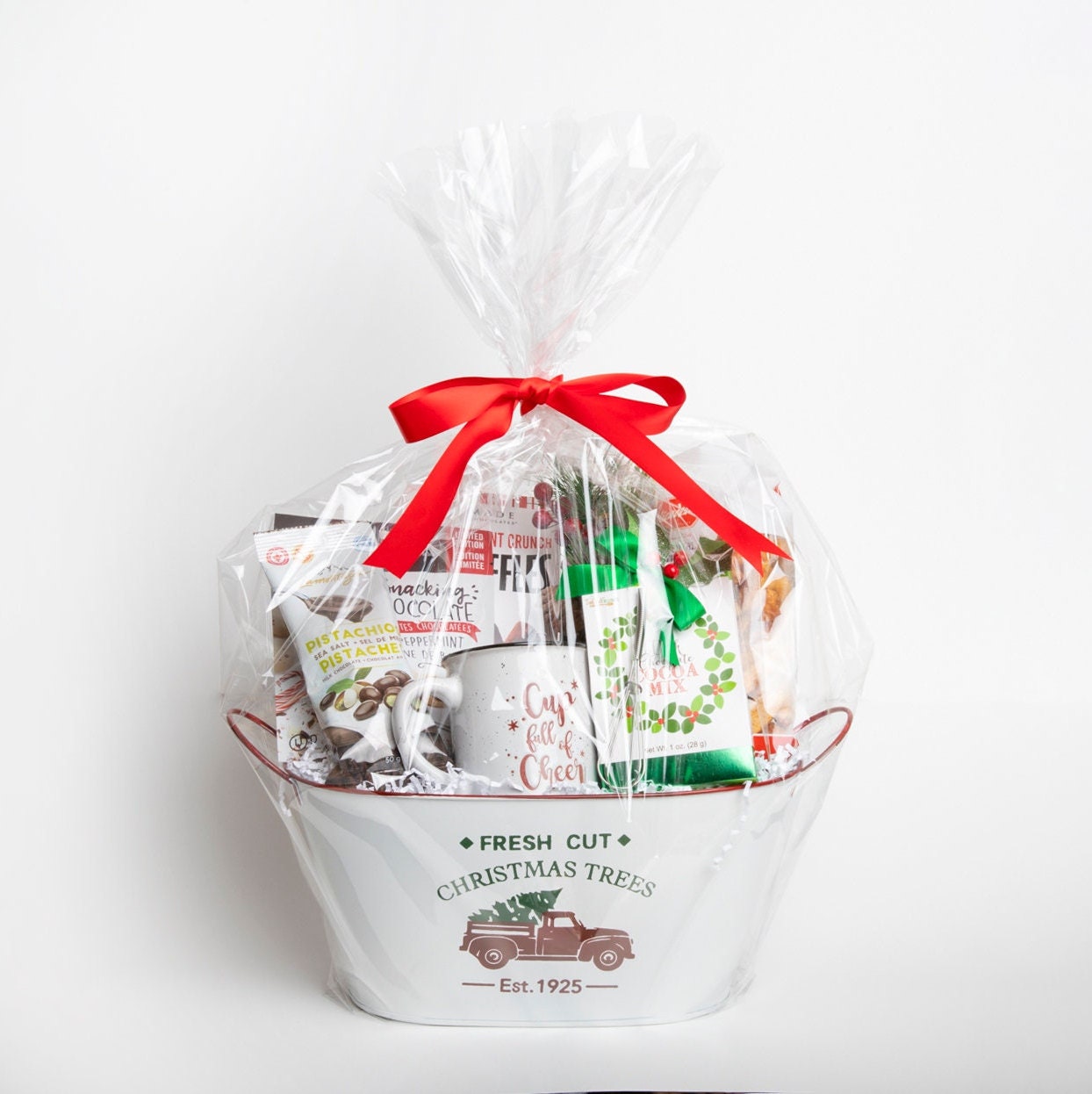 Christmas Gift Basket For Family Christmas Gift Box For Her Thinking of You Gift For Mom Hygge Gift box Holiday Gift For Friend Coworker Dad
