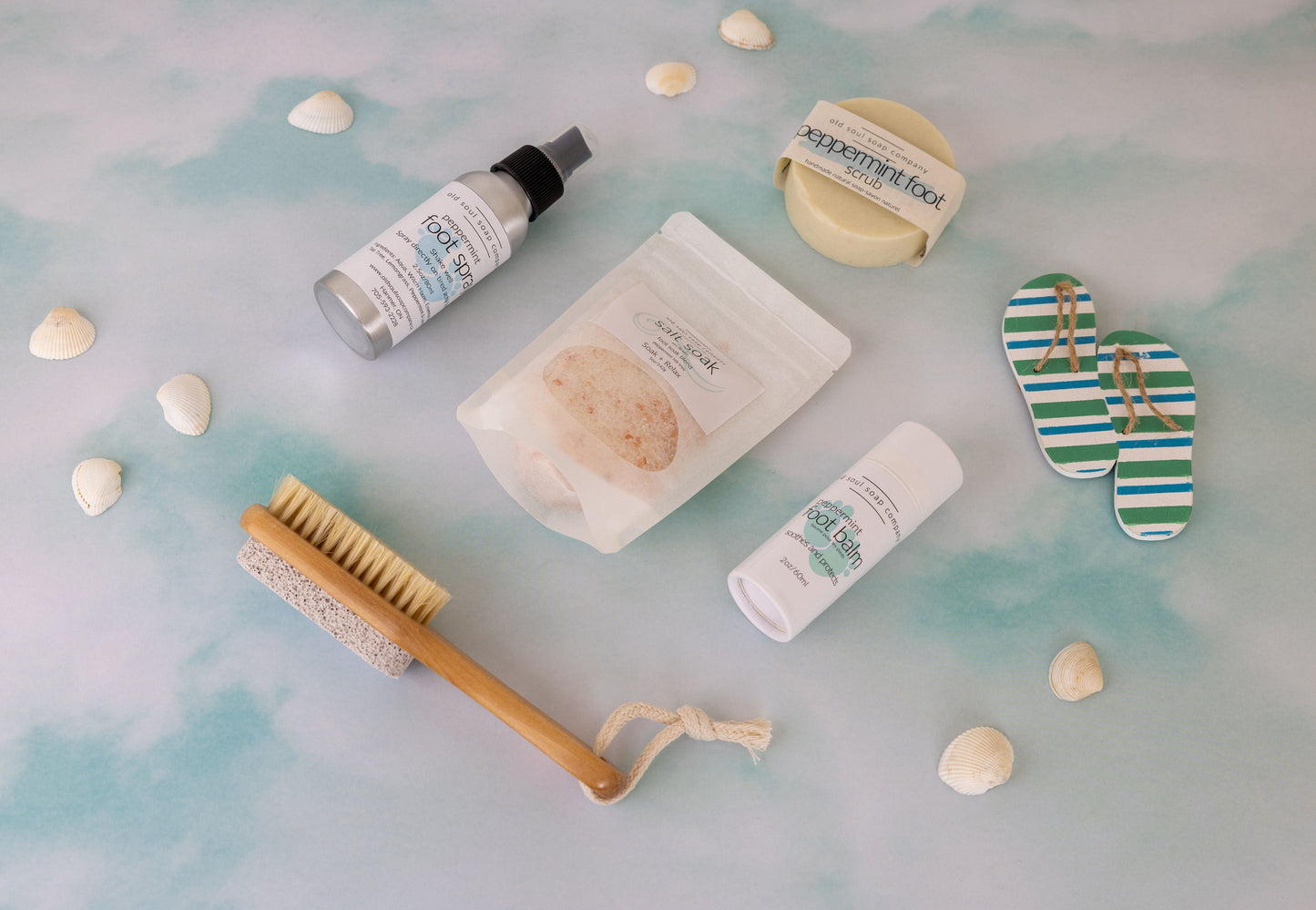 Foot Care Package Pedi Set Her Wellness Gift Stress Relief Gift Basket Self Care Gift Box Wellness Gift Set For Him and Her Relaxation Gift