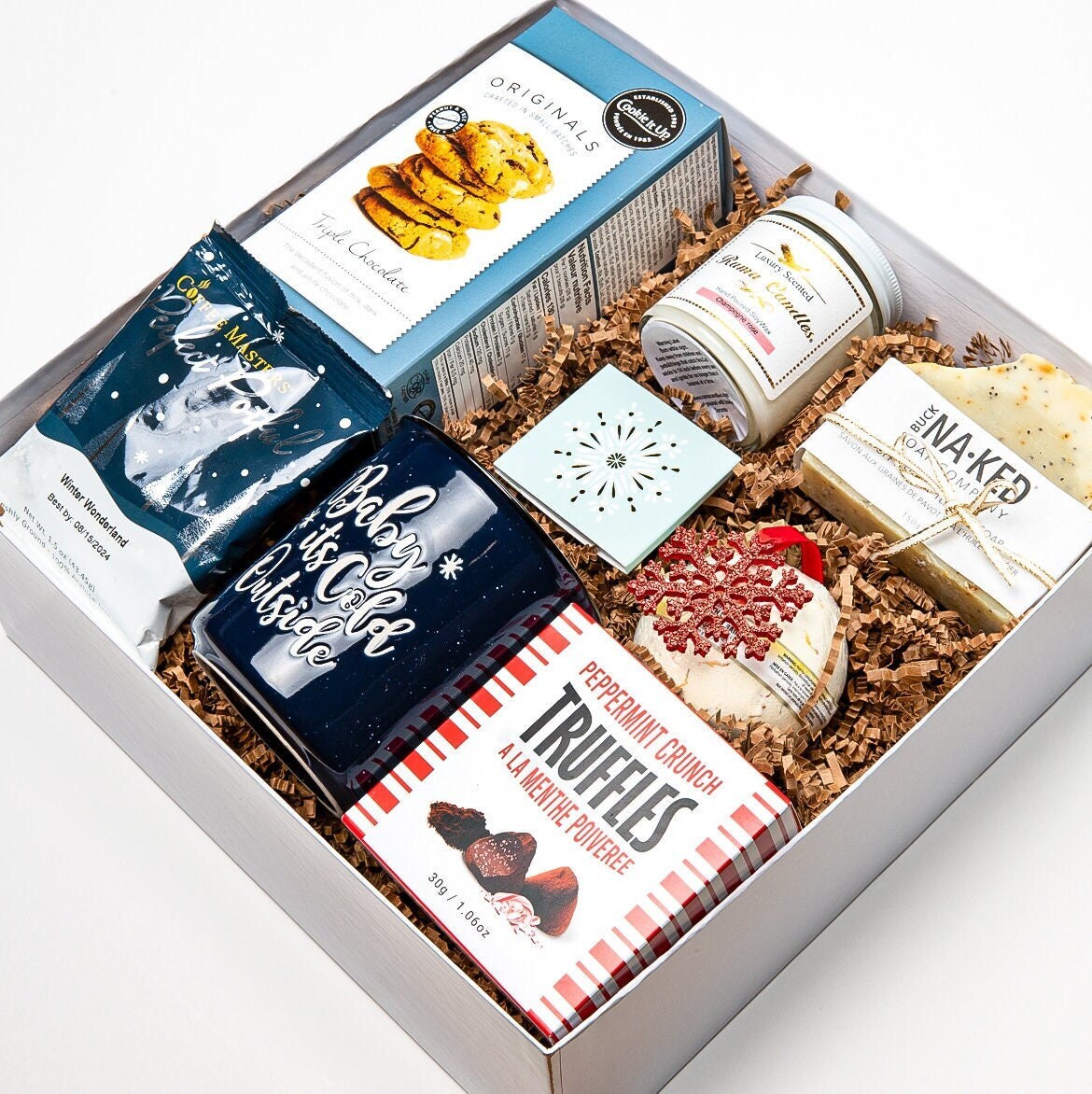 Best Friend Self Care Christmas Gift Box Teacher Holiday Care Package Her Christmas Gift Family Holiday Gift Tea And Treats Christmas Gift