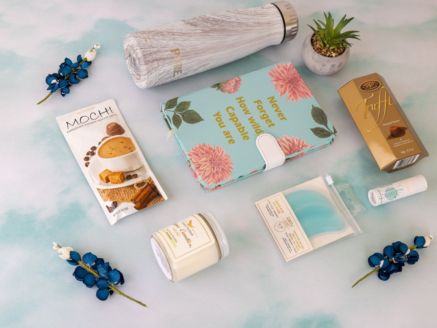 Boss Lady Gift Box with Water Bottle Set Boss Lady Package Travel Care Set Office Retreat Kit Thank You Set Leadership Gift Boss Travel Gift