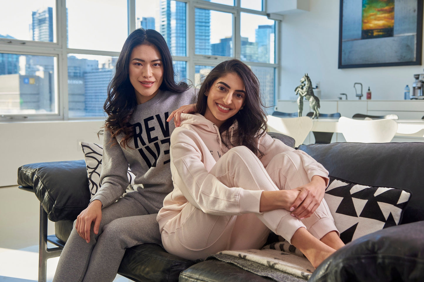 Matching Two Piece Sweatsuit Sweatshirt Jogger Sweatpants Women Casual Tracksuit Set for Her Women Matching Outfit Set Two Piece Loungewear