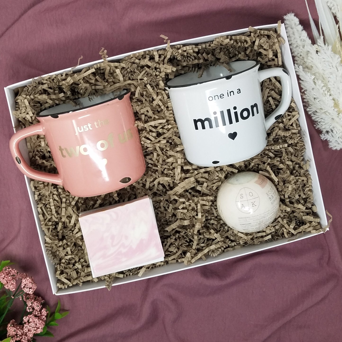 Couple Spa Gift Box Care Package Couple Gifts Husband Wife Anniversary Gift Bride Groom Gift Basket Wedding Gift Box Her Personalized Gift