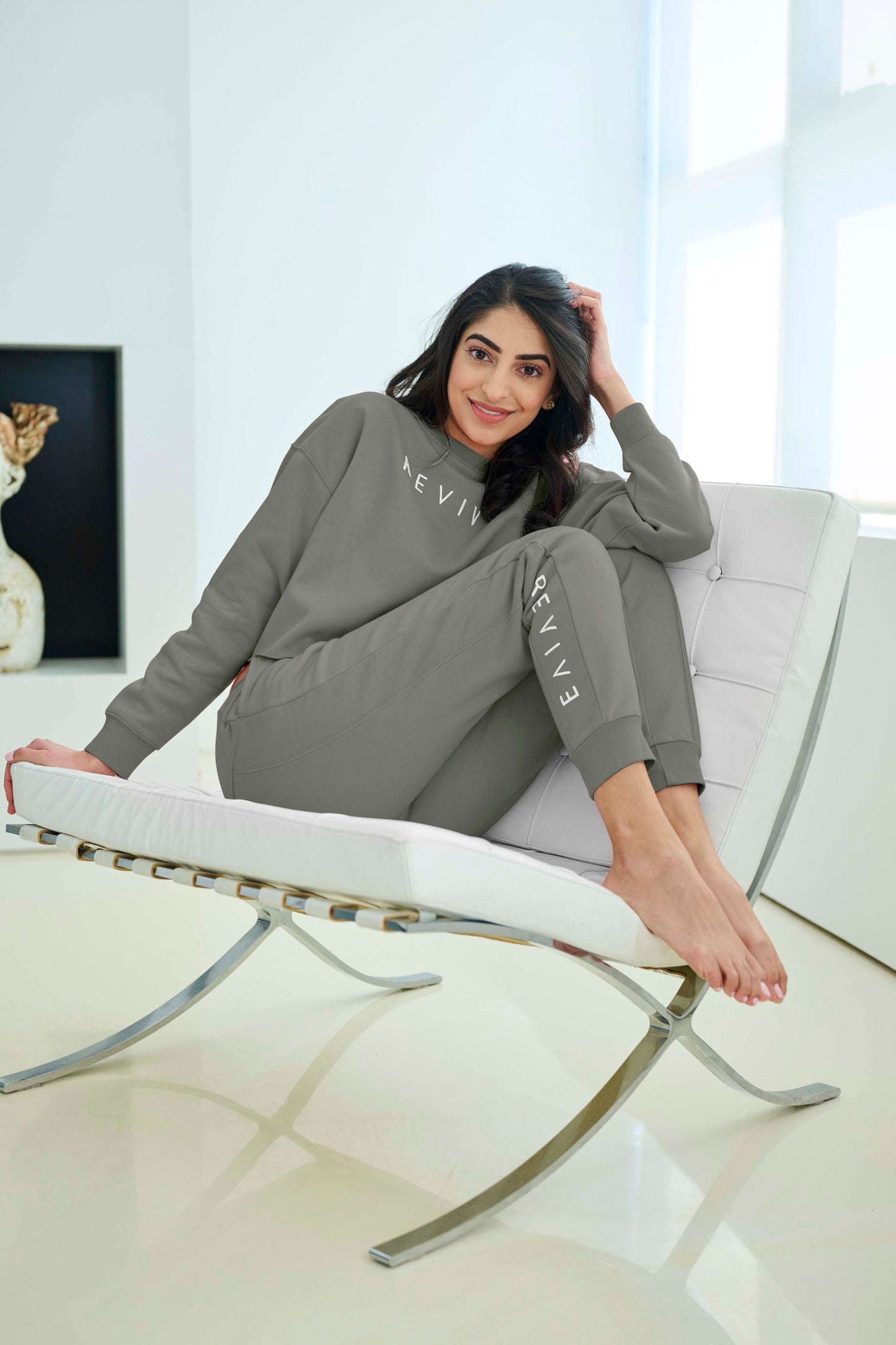 Womens Sweatshirt Pullover Crop Sweatshirt Custom Name Sweatshirt Personalizable Gift For Her Womens Pajama Set Matching Loungewear Gift Set