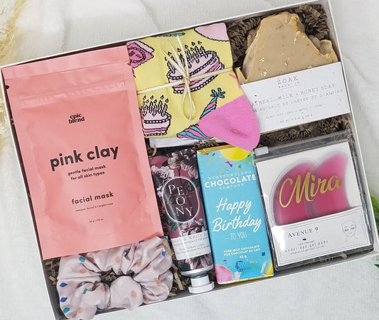 Personalized Birthday Gift For Her Women Birthday Care Package Her Birthday Gift Basket 21st Birthday Gift Personalized Birthday Gift Box