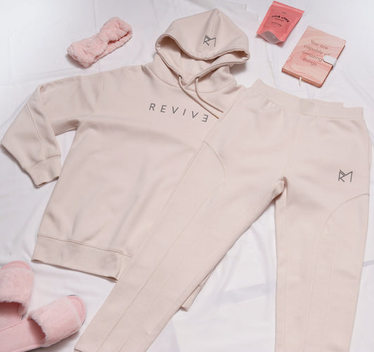 Matching Two Piece Lounge Set with Hoodie & Jogger Sweatpants, Women’s Casual Tracksuit, Sweatsuit for Her, Streetwear, Loungewear For Women