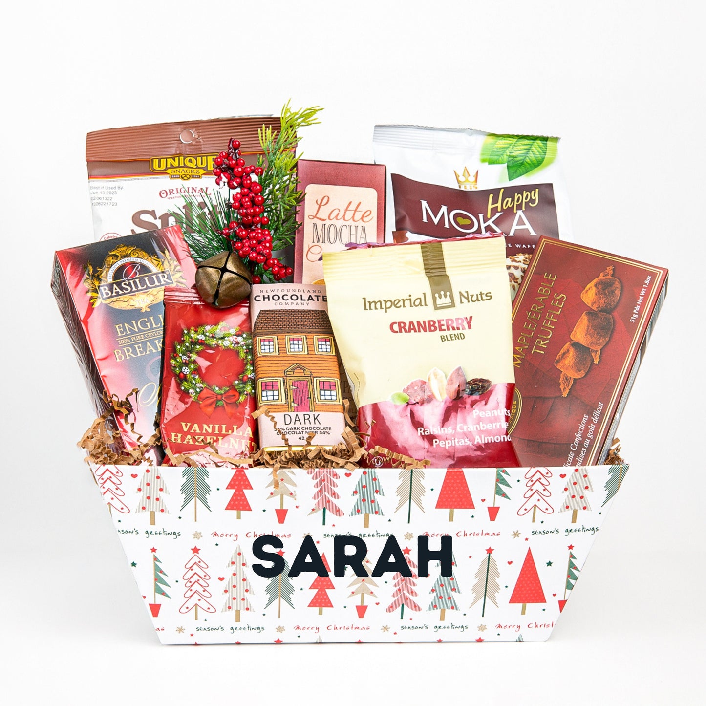 Christmas Holiday Gift Basket Xmas Gift For Her Christmas Gift For Best Friend Christmas Present For Mom Teacher Appreciation Christmas Gift