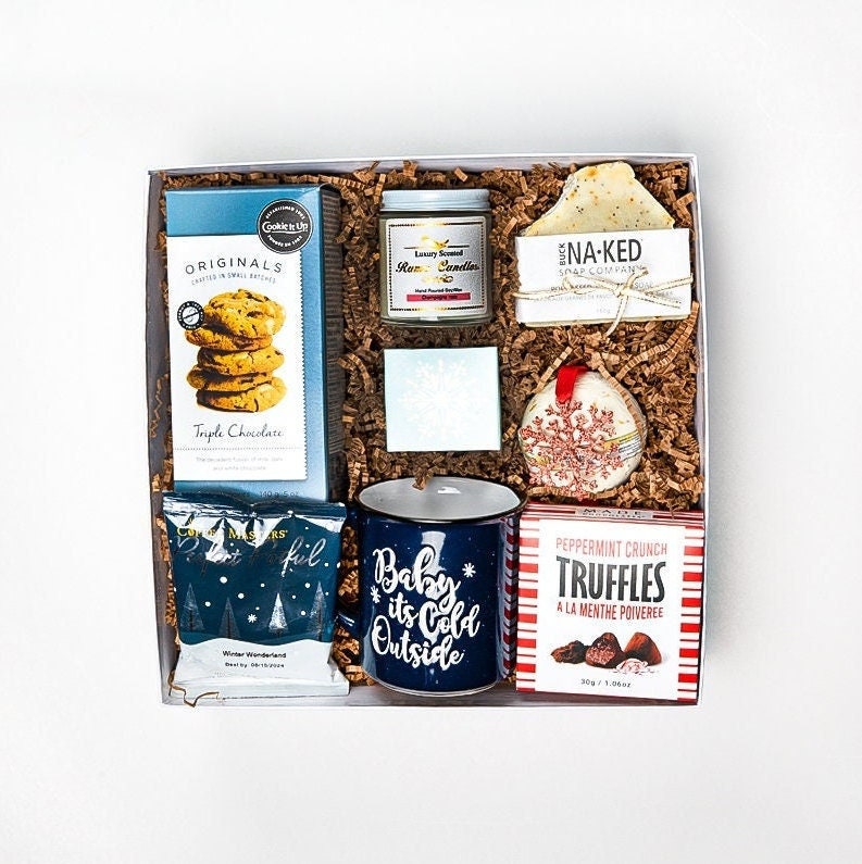 Best Friend Self Care Christmas Gift Box Teacher Holiday Care Package Her Christmas Gift Family Holiday Gift Tea And Treats Christmas Gift