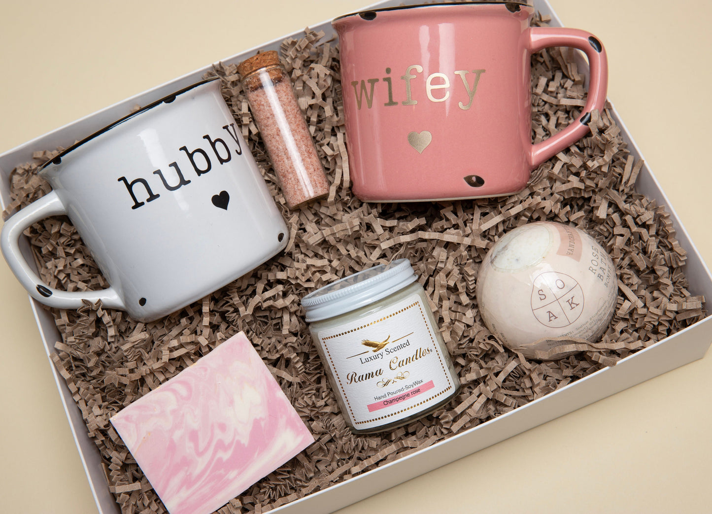 Couple Spa Gift Box Care Package Couple Gifts Husband Wife Anniversary Gift Bride Groom Gift Basket Wedding Gift Box Her Personalized Gift