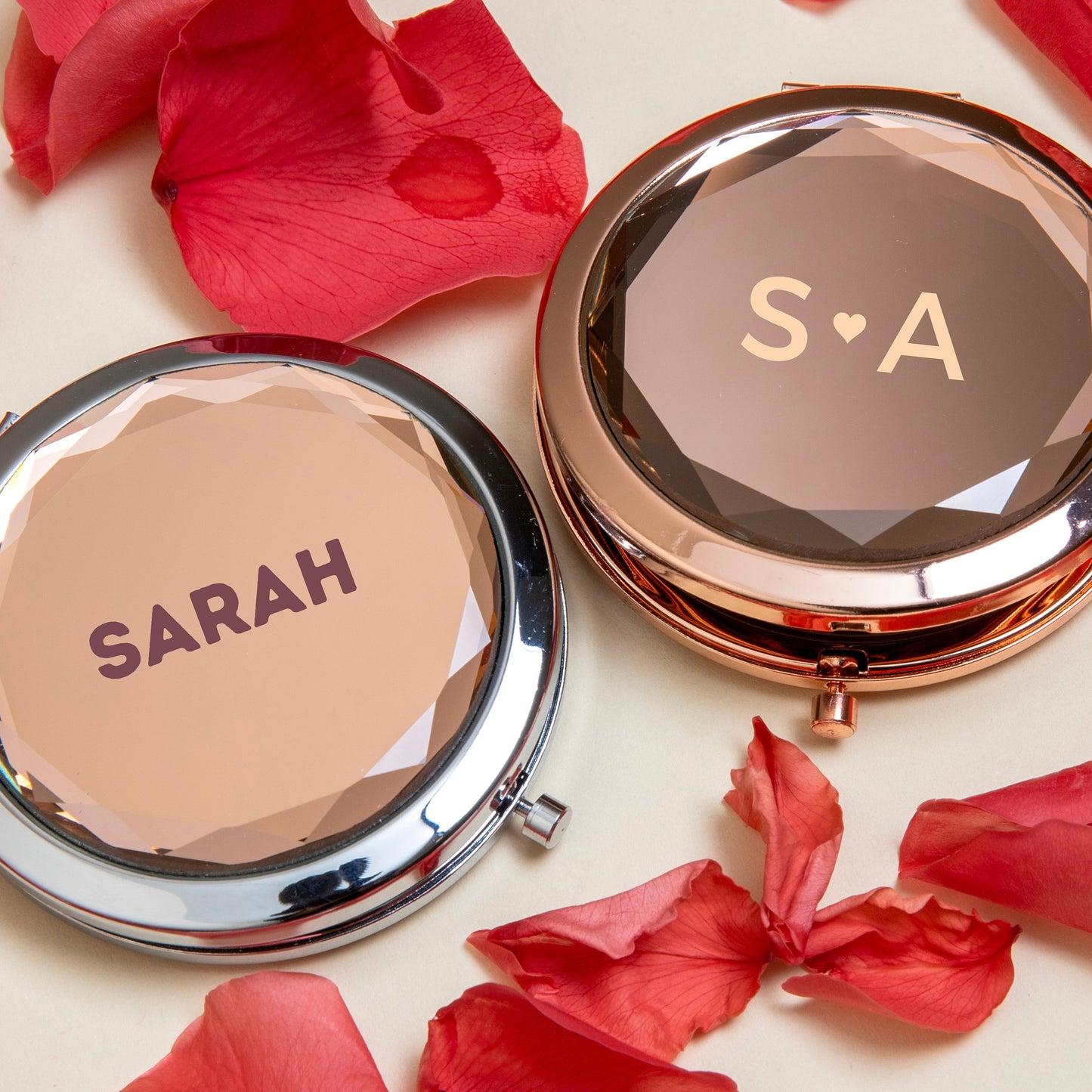 Compact Mirror Personalized Bride Bridesmaid Gifts Bridesmaid Pocket Makeup Mirror Custom Pocket Magnifying Mirror Gift For Her Gift for mom