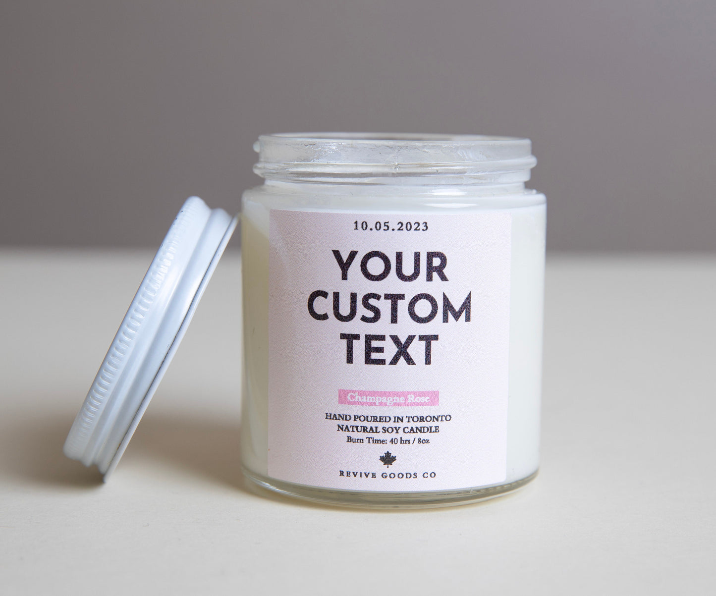 Personalized Candle Gift For Her Soy Candle Custom Text Candle Gift Set Label Candle Birthday Candle Gift Set Wedding Gift For Couples Gift