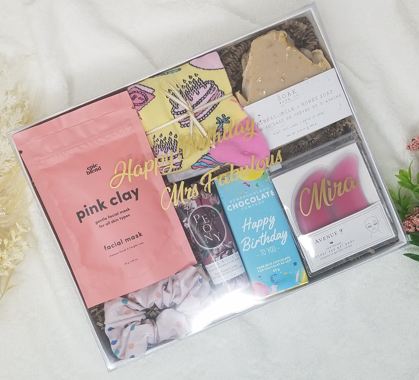 Personalized Birthday Gift For Her Women Birthday Care Package Her Birthday Gift Basket 21st Birthday Gift Personalized Birthday Gift Box