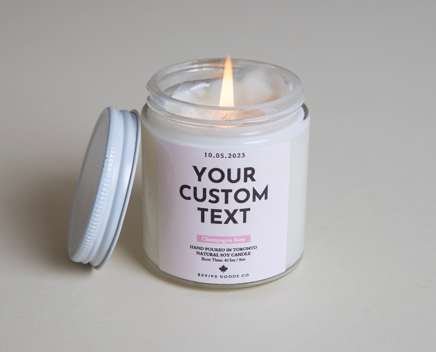 Personalized Candle Gift For Her Soy Candle Custom Text Candle Gift Set Label Candle Birthday Candle Gift Set Wedding Gift For Couples Gift