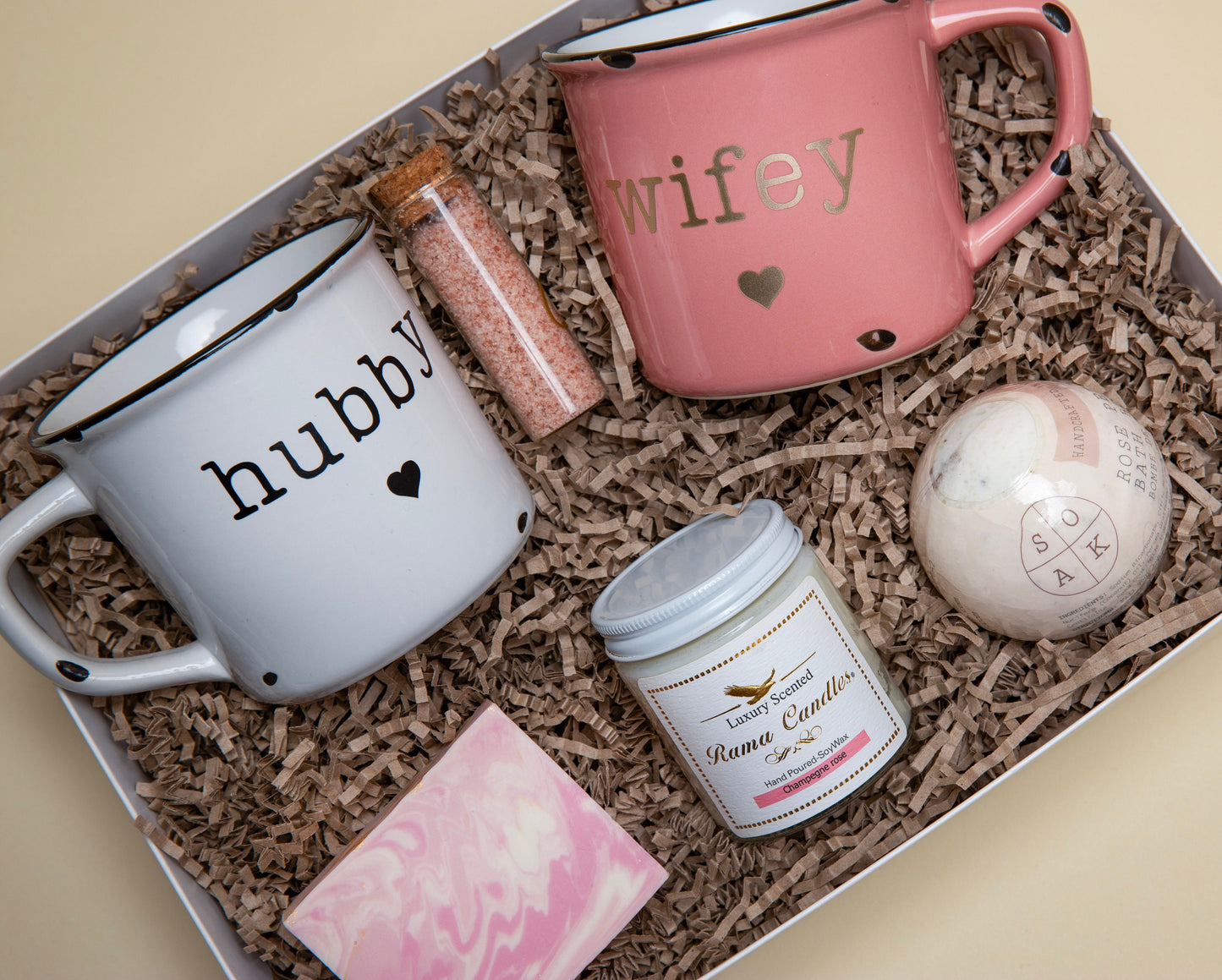 Couple Spa Gift Box Care Package Couple Gifts Husband Wife Anniversary Gift Bride Groom Gift Basket Wedding Gift Box Her Personalized Gift