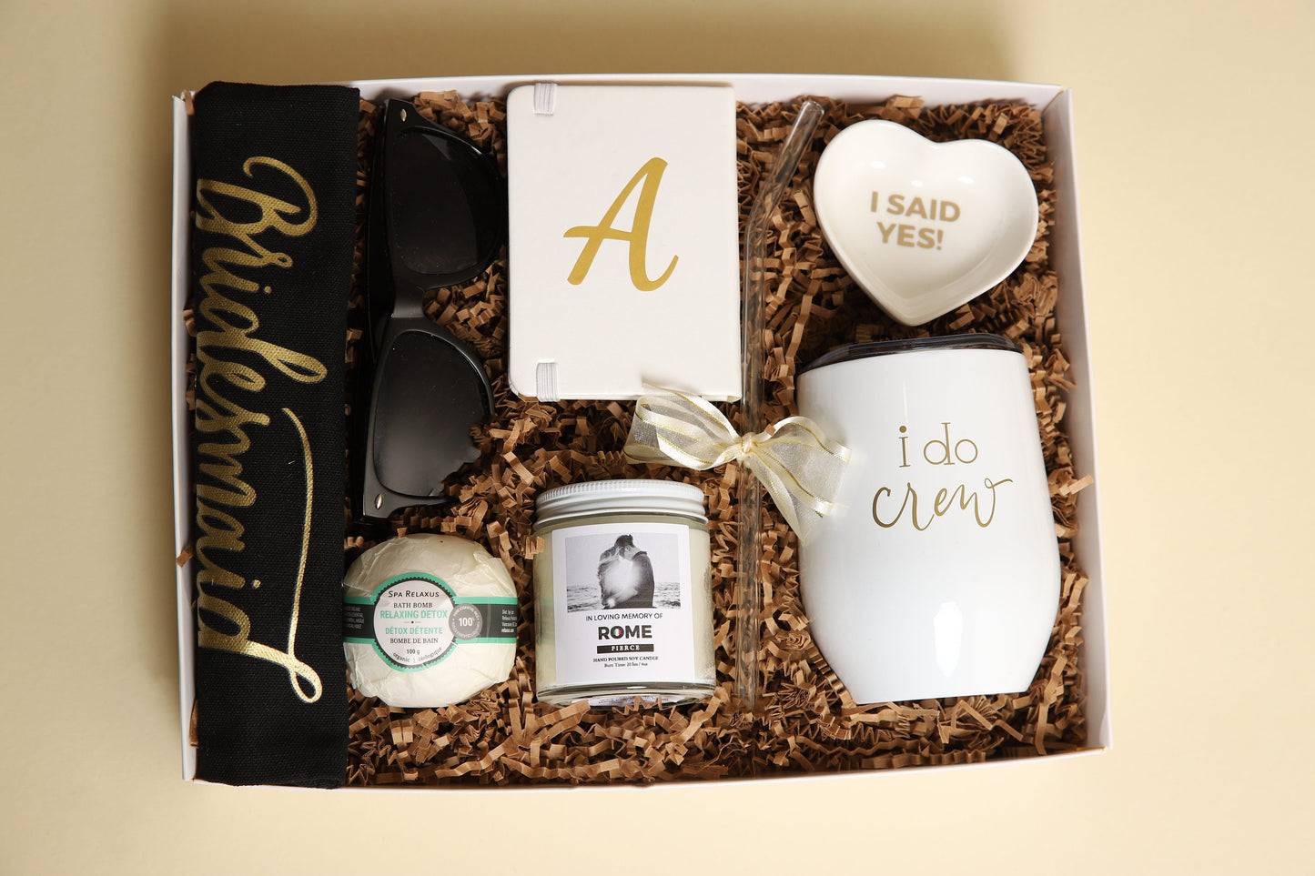 Bridesmaid Proposal Gift Box Personalized box Engagement Bridal Shower Wedding Party Gifts Maid of Honor Gift Set Customizable Bridal Party