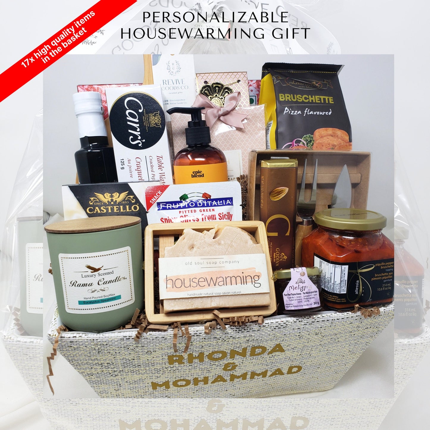 Housewarming Gift Basket Housewarming Gift For Couple Host Gift Housewarming Gift Personalized New Home Owner Gift Realtor Gift to Clients