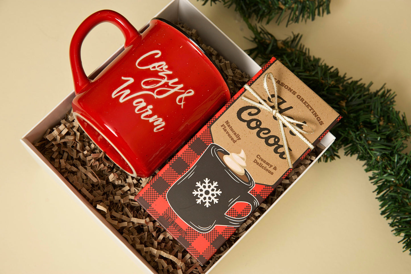 Holiday Gift For Family Cozy Christmas Gift Box Her Holiday Mug Gift Set Coffee Gift Set Teacher Xmas Present Employee Gifts Coworker Gifts