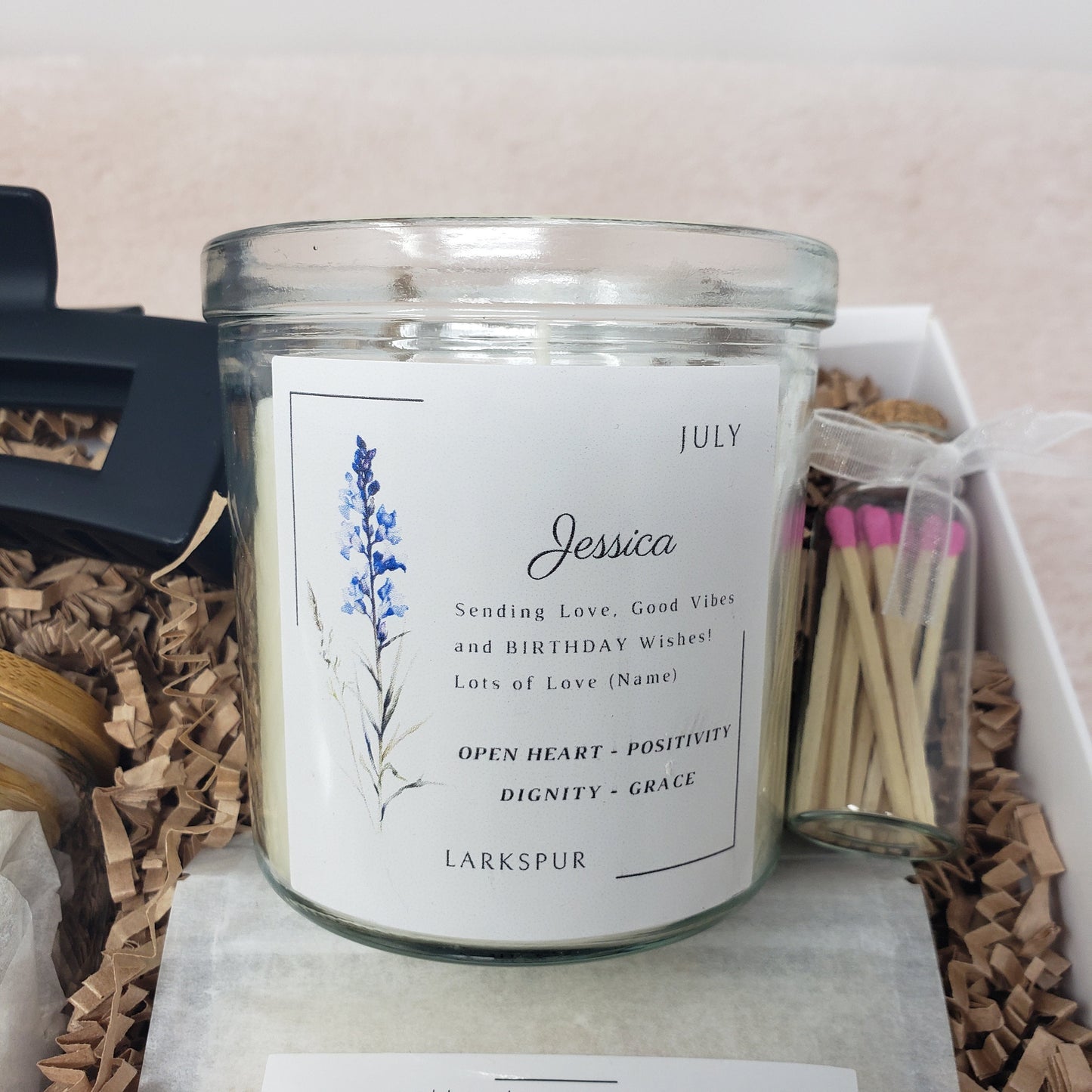 Birth Flower Gift Personalized Glass Cup Birthday Gift For Friend Bday Gift Basket Mom Spa Gift Box Her Spa Kit Pampering Gift Box Birthday