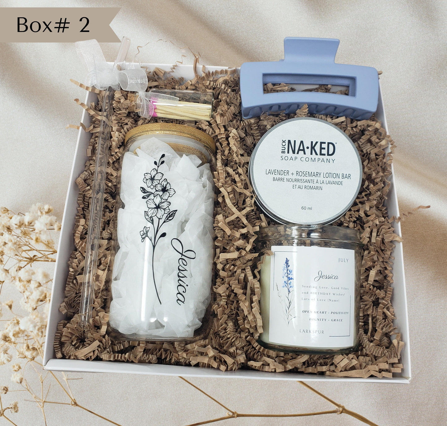 Birth Flower Gift Personalized Glass Cup Birthday Gift For Friend Bday Gift Basket Mom Spa Gift Box Her Spa Kit Pampering Gift Box Birthday
