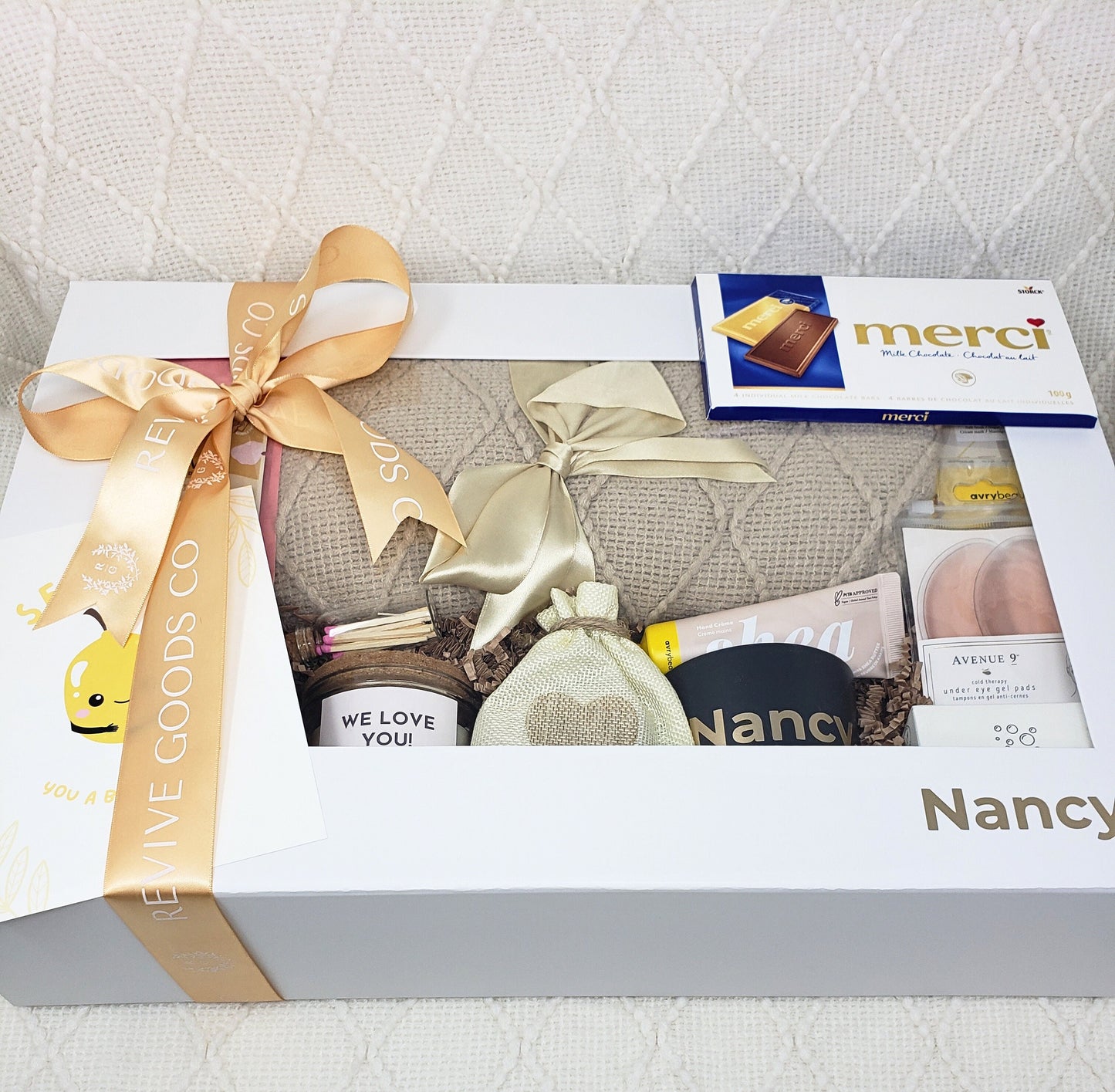Thinking of You Gift Bestie Care Package Girlfriend Personalized Birthday Gift Box Pamper Hamper Anniversary Gift Basket Sending Big Hugs