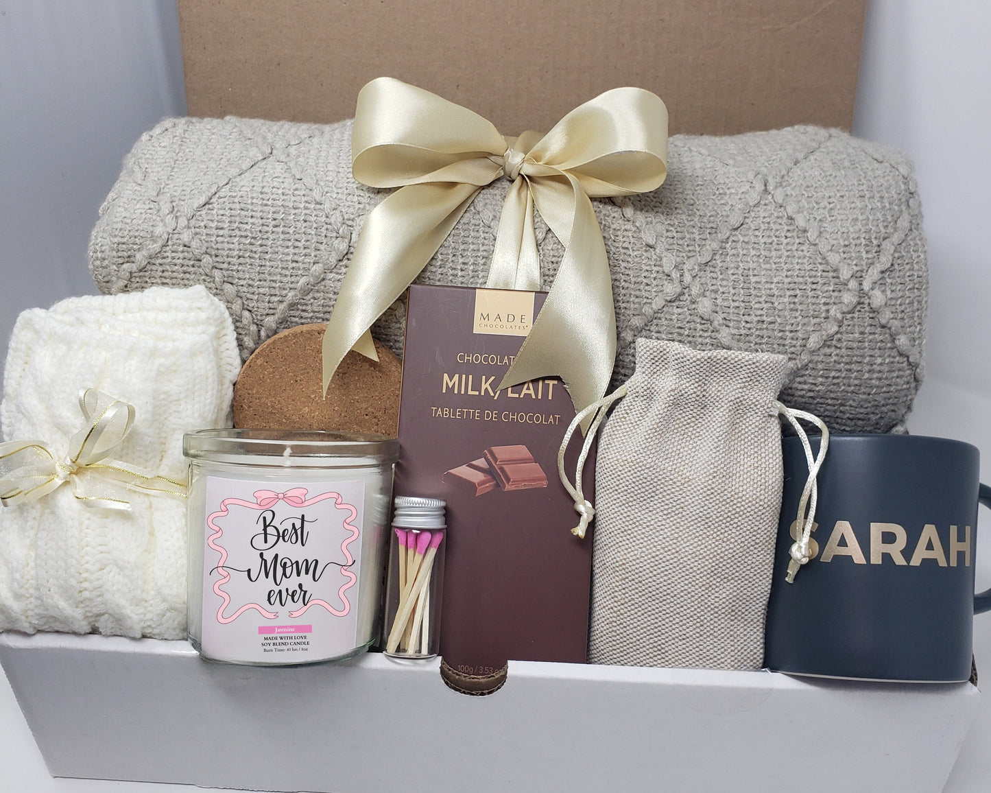 Postpartum Gift For New Mom To Be Gift Basket Care Package For Her Personalized Birthday Gift Mom Relaxation Gift Box Expecting Mother Gift