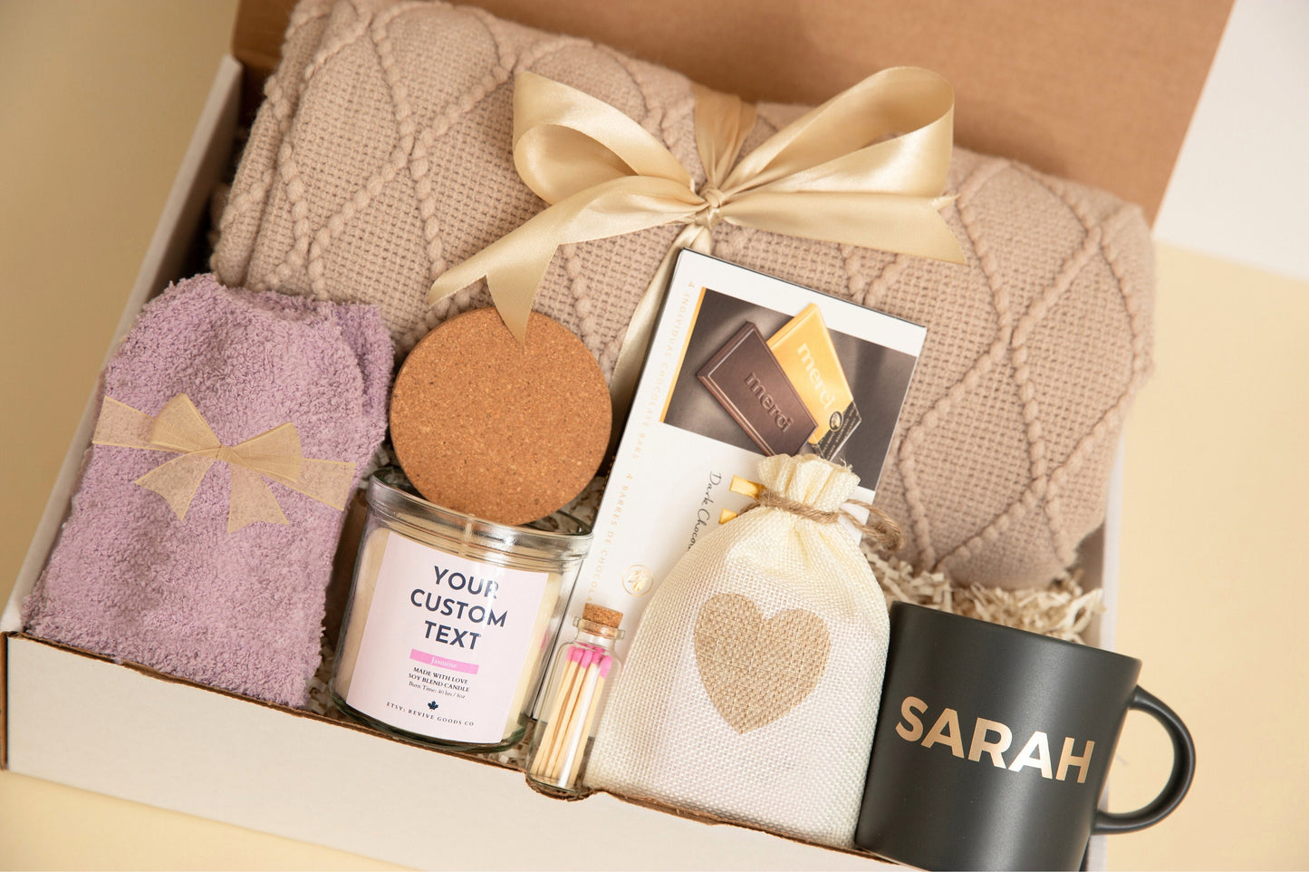 Mama Care Package Postpartum Gift Box Hygge Gift Cozy Gift Basket Thinking Of You Gift Set For Family Thank you Gift Package For Best Freind