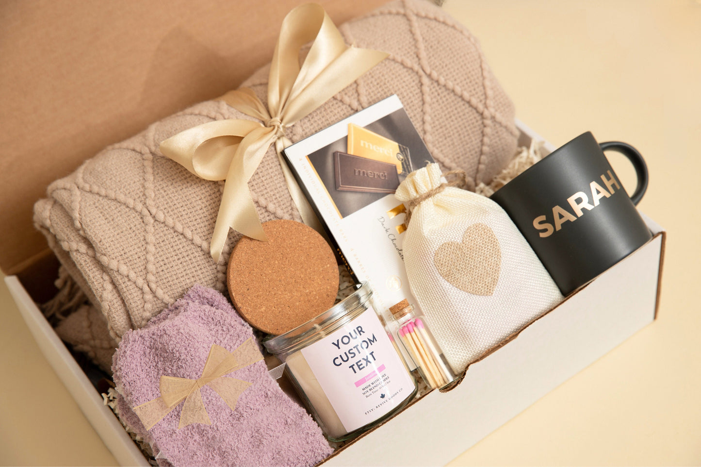 Mama Care Package Postpartum Gift Box Hygge Gift Cozy Gift Basket Thinking Of You Gift Set For Family Thank you Gift Package For Best Freind
