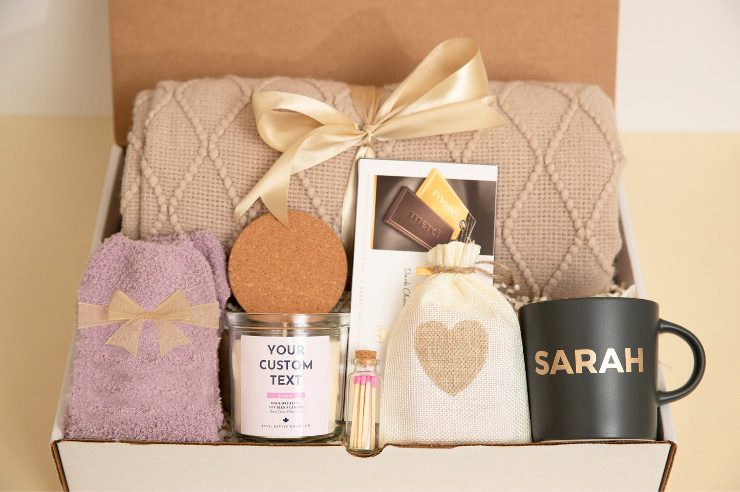 Mama Care Package Postpartum Gift Box Hygge Gift Cozy Gift Basket Thinking Of You Gift Set For Family Thank you Gift Package For Best Freind