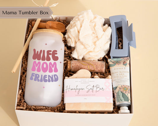 Personalized Birthday Gift Her Bday Present Care Package New Mom To Be Self Care Gift Box Birth Flower Birthday Gift Wellness Gift Box Wife