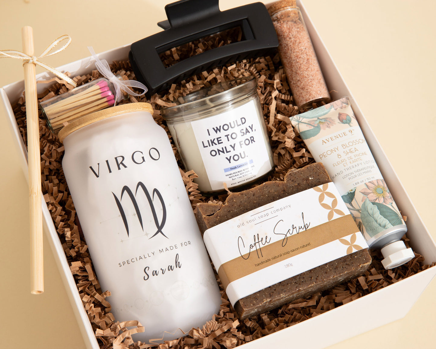 Zodiac Sign Gift Birthday Gift Box Personalized Star Sign Gift Tumbler Gift Basket Bday Present Care Package Her Birthday Gift Zodiac Star