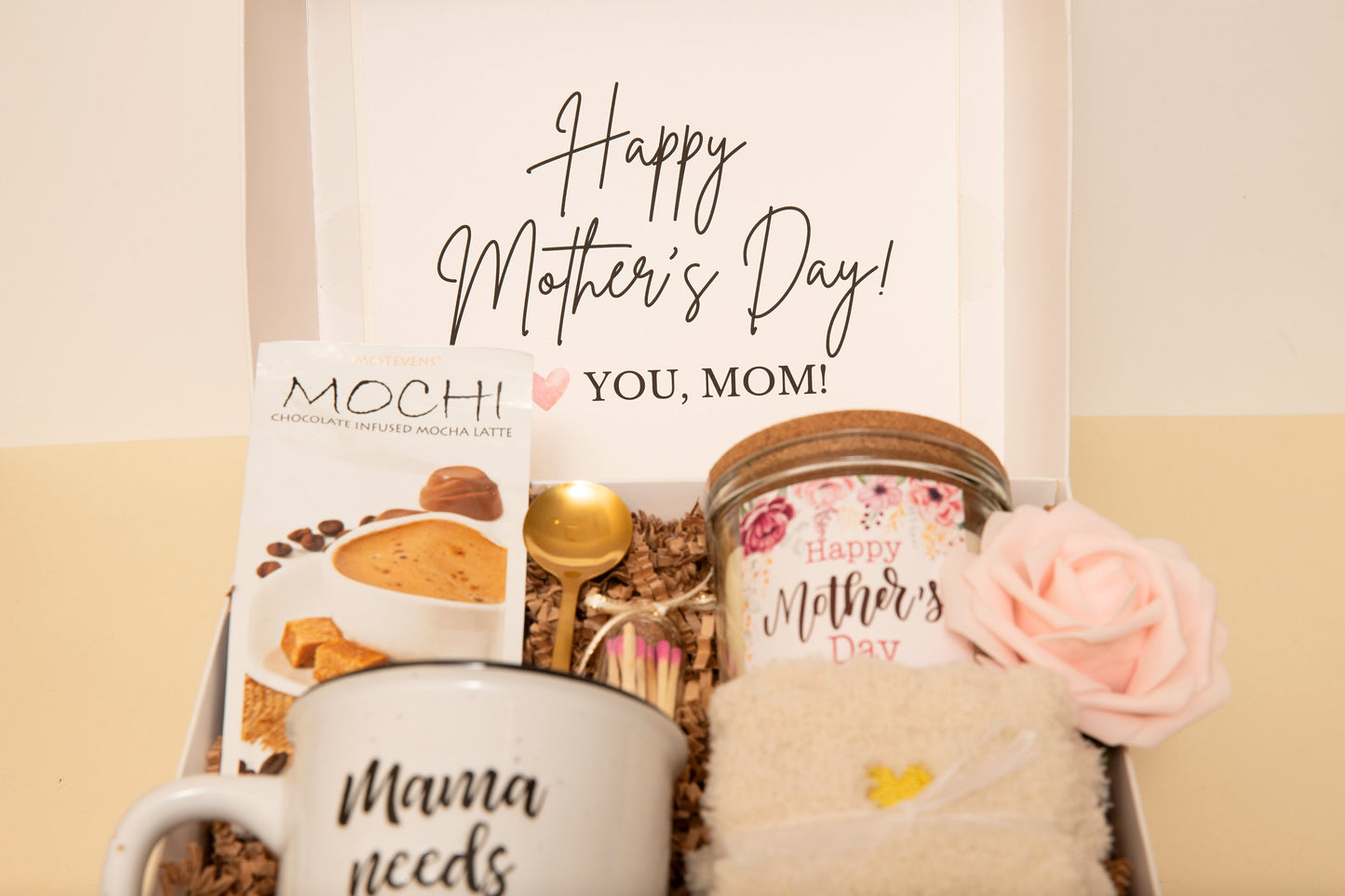 Coffee Gift Box Mom Care Package Mothers Day Gift From Daughter Thoughtful Mum Birthday Gift Mama Coffee Mug Personalized Cozy Gift Mom Day