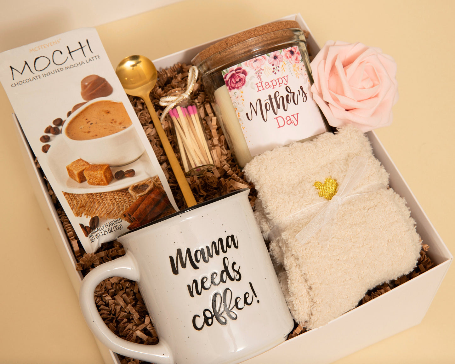 Coffee Gift Box Mom Care Package Mothers Day Gift From Daughter Thoughtful Mum Birthday Gift Mama Coffee Mug Personalized Cozy Gift Mom Day