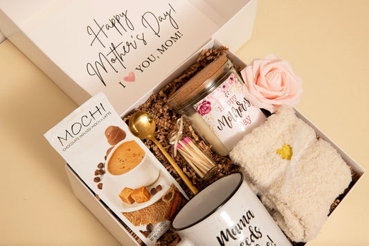 Coffee Gift Box Mom Care Package Mothers Day Gift From Daughter Thoughtful Mum Birthday Gift Mama Coffee Mug Personalized Cozy Gift Mom Day