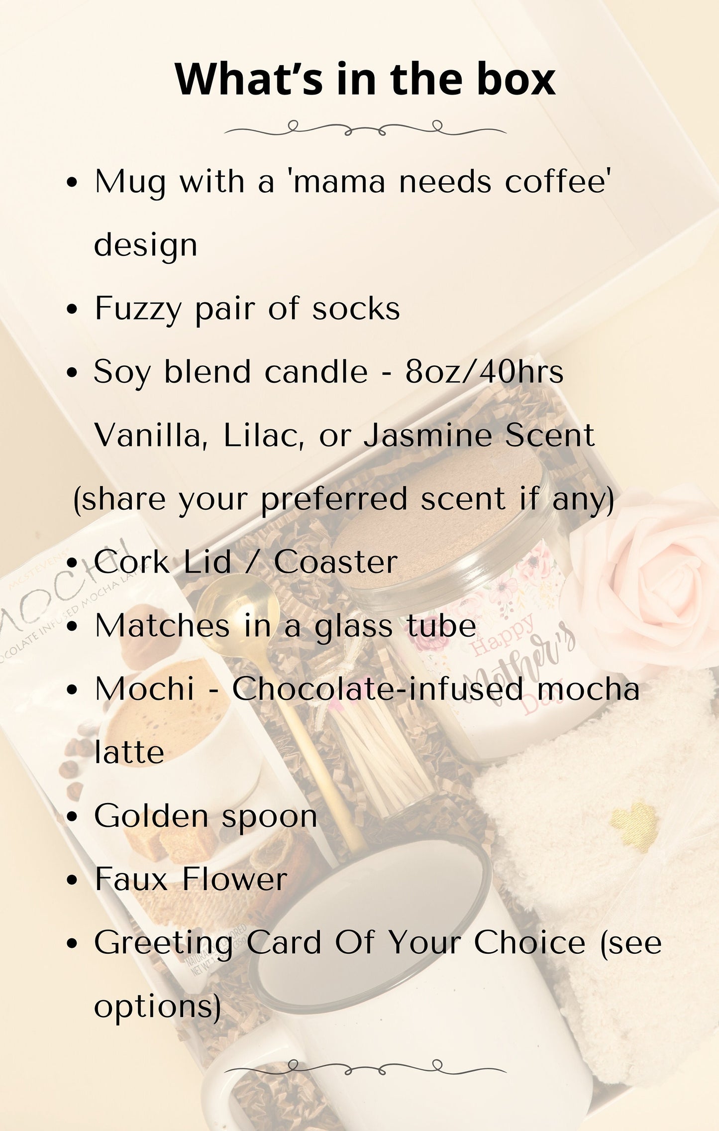 Coffee Gift Box Mom Care Package Mothers Day Gift From Daughter Thoughtful Mum Birthday Gift Mama Coffee Mug Personalized Cozy Gift Mom Day