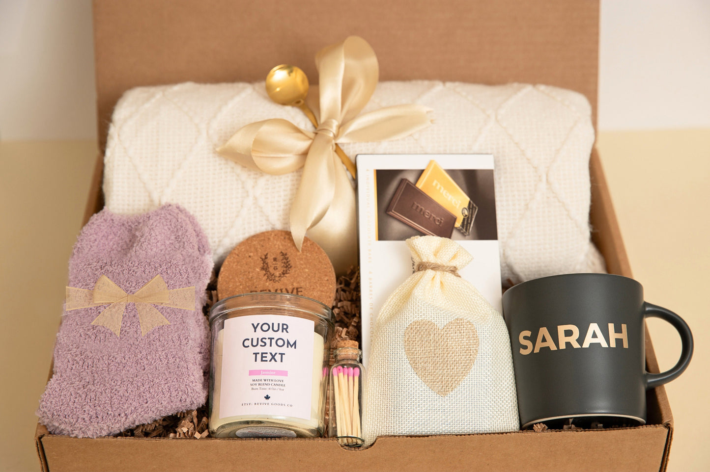 Get Well Soon Gift Cozy Care Package Birthday Gift Box For Her Hygge Gift Box With Blanket Comfort Gift Thank You Gift Basket Self Care Gift