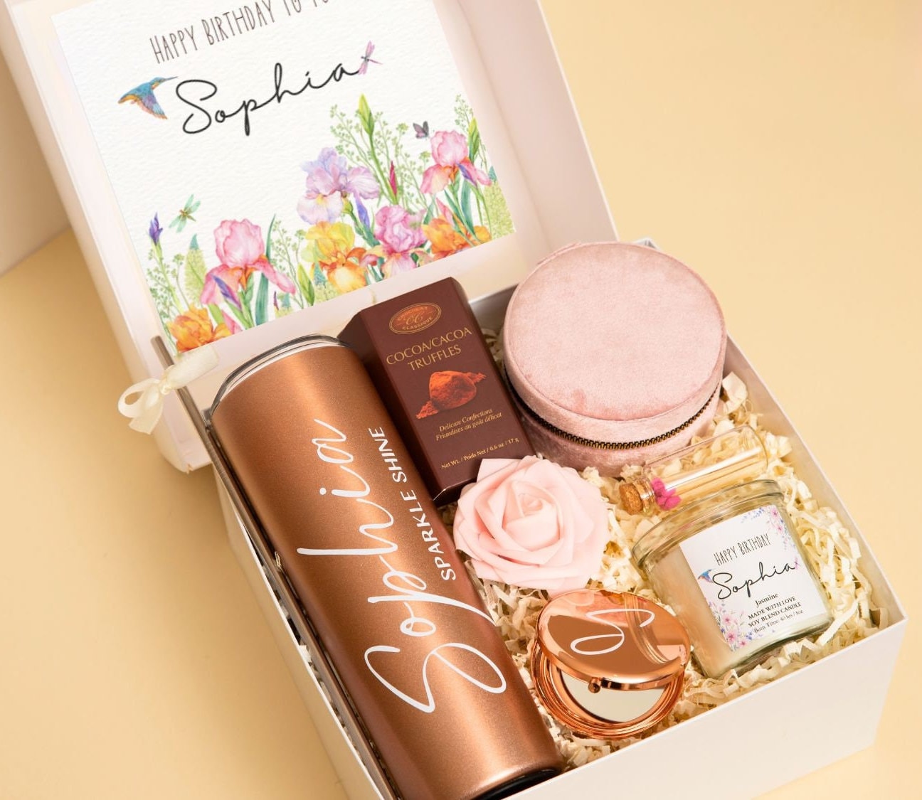 Christmas Gift Her Birthday Gift Box Best Friend Holiday Gift Friends Care Package Bestie Cheer Up Gift Thinking of You Gift Tumbler Gift