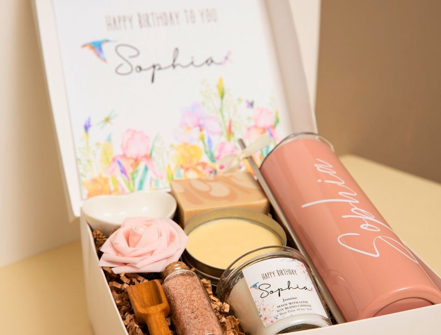 Christmas Birthday Care Package Her Bday Gift Box Women Self Care Basket Her Personalize Birthday Present Best Friend Pamper Thinking of you