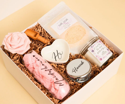 Maid of Honor Proposal Custom Box Bridesmaid Wedding Gift Idea Bridal Shower Personalized Set With Ring Dish Best Friend Bridal Party Gift