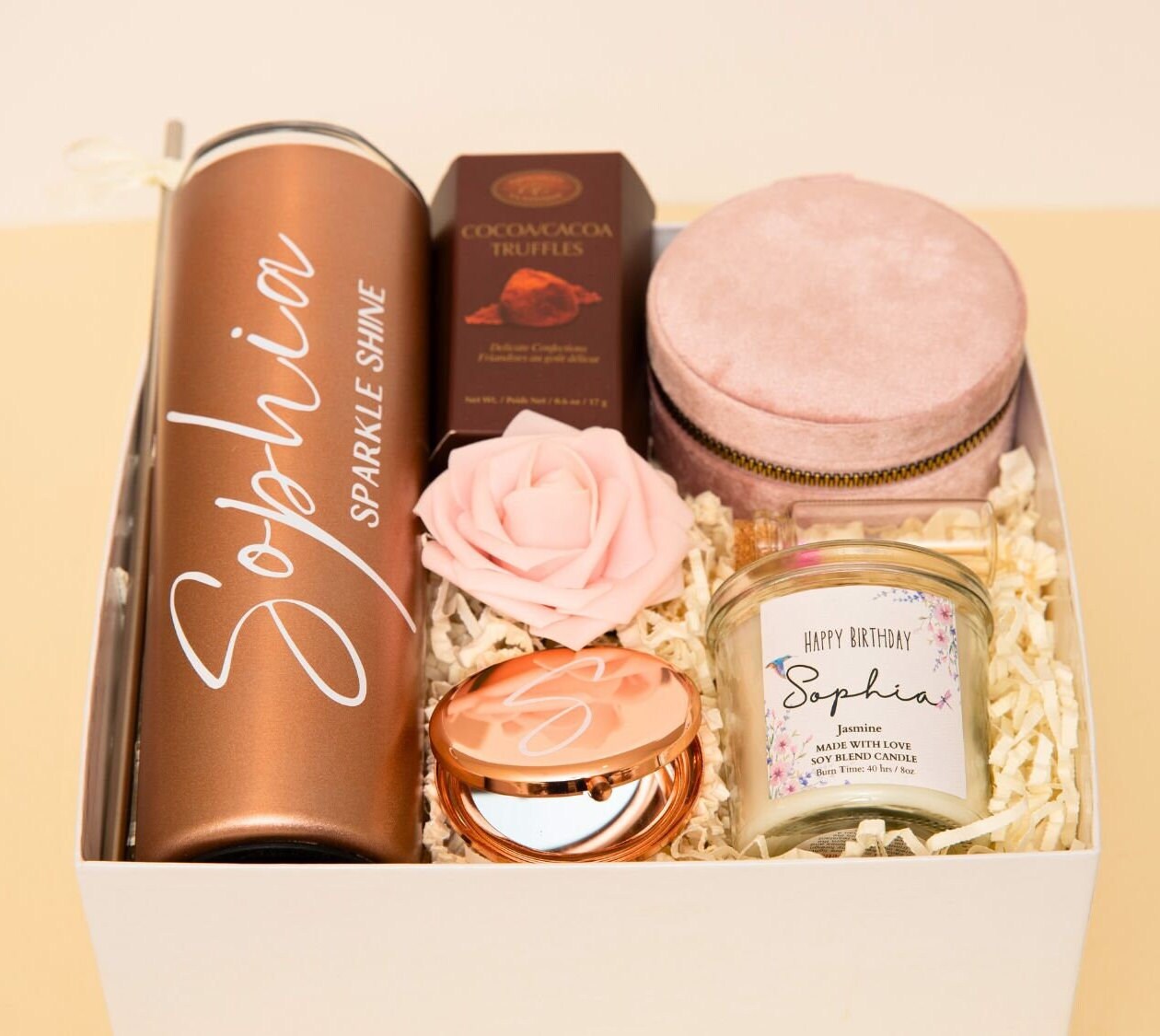 Christmas Gift Her Birthday Gift Box Best Friend Holiday Gift Friends Care Package Bestie Cheer Up Gift Thinking of You Gift Tumbler Gift