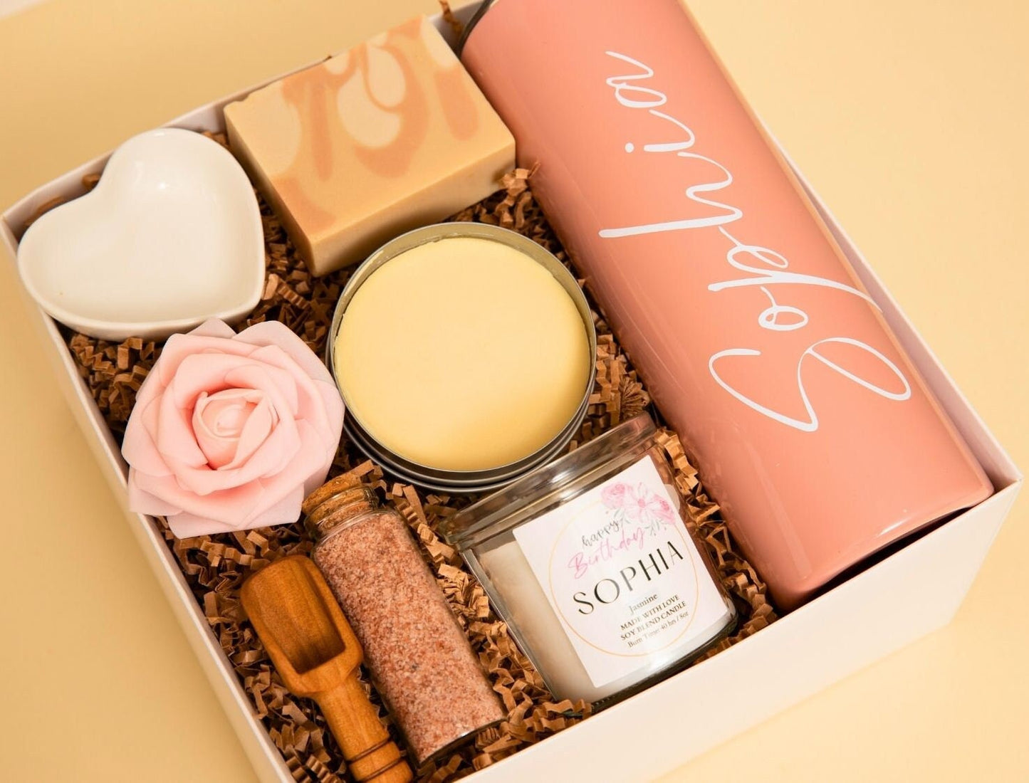 Christmas Birthday Care Package Her Bday Gift Box Women Self Care Basket Her Personalize Birthday Present Best Friend Pamper Thinking of you